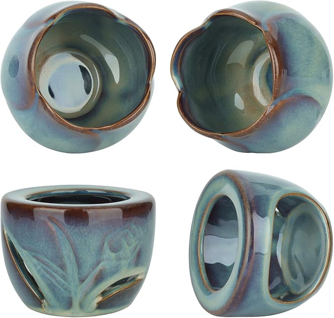 ComSaf Wax Melt Burners Essential Oil Burner Set of 2, Aromatherapy Aroma - Image 6