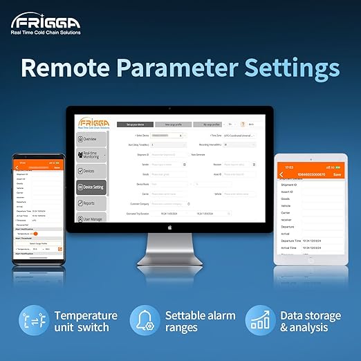 Frigga T70 4G/5G Temperature & Humidity Monitor Real-Time Reusable Temperature - Image 3