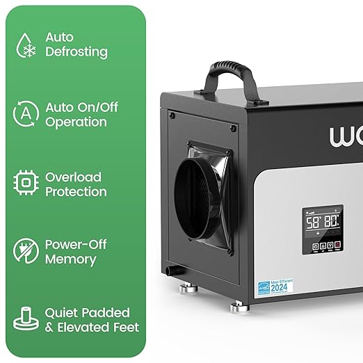 Waykar 130 Pints Energy Star Most Efficient Commercial Dehumidifier - Image 8