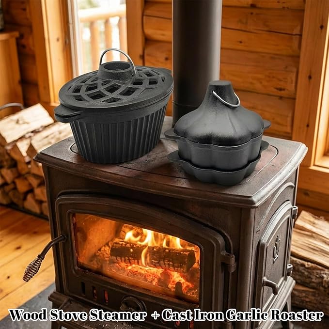 2-in-1 Wood Stove Steamer/Humidifier - Image 2