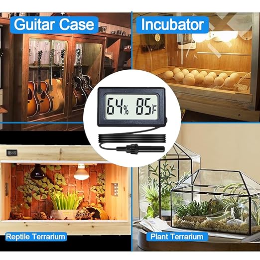 4-Pack Mini Digital Hygrometer Thermometer Gauge - Image 5