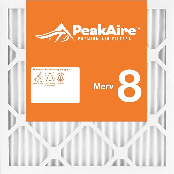 Merv 8 Basic 16" x 16" x 1" Air Filter by PeakaireFIlters