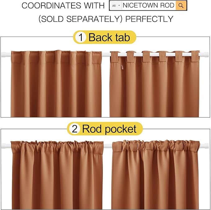 NICETOWN Blackout Curtain Panels - Image 3