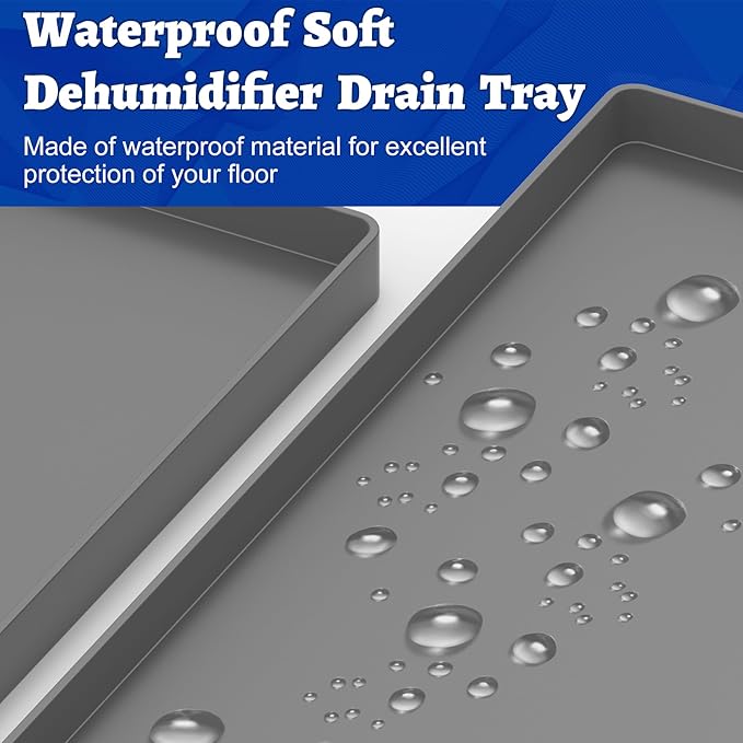 Dehumidifier Mat for Home Dehumidifiers, Mini Dehumidifier Drain Pan Prevent - Image 6