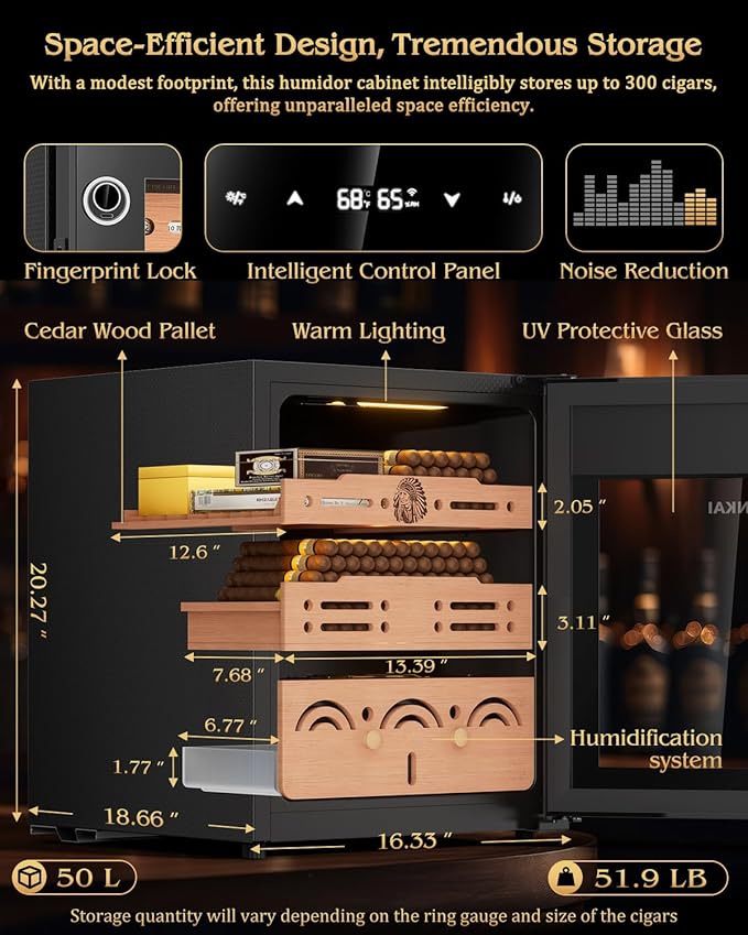 Electric Cigar Humidor Cabinet - Image 3