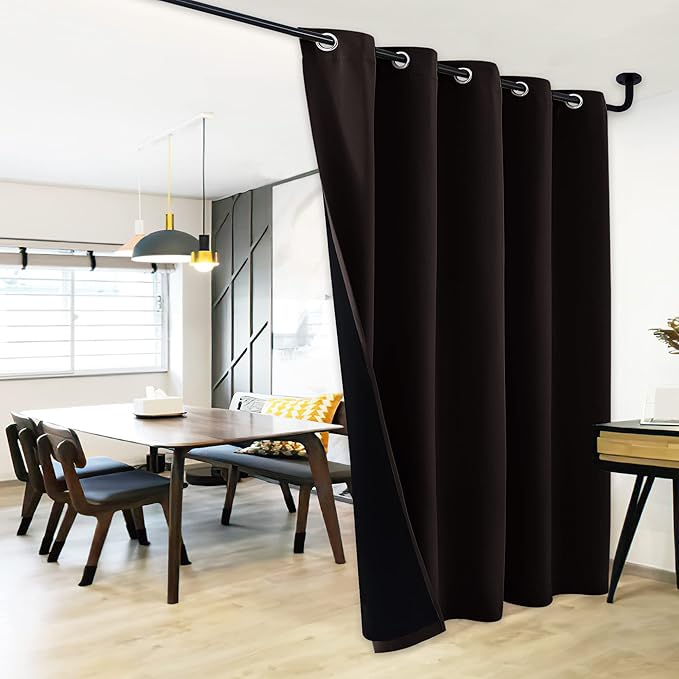 NICETOWN Extra Wide Patio Door Curtain, Super Heavy-Duty Thermal Sliding Glass - Image 2