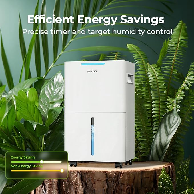 1500 Sq.ft Dehumidifier for Basement, SEAVON 21 Pint Dehumidifiers - Image 8