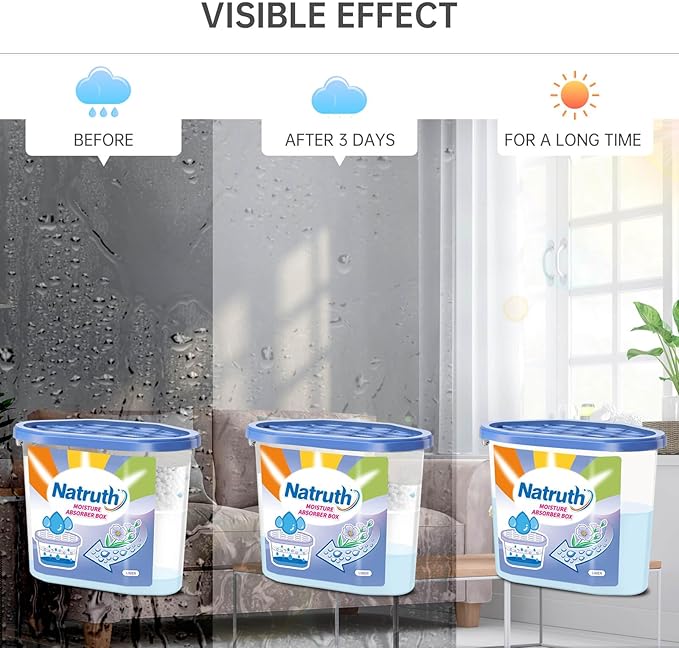 NATRUTH Fresh Linen Moisture Absorber（6 Pack）12.5 Oz, Humidity Absorber - Image 6