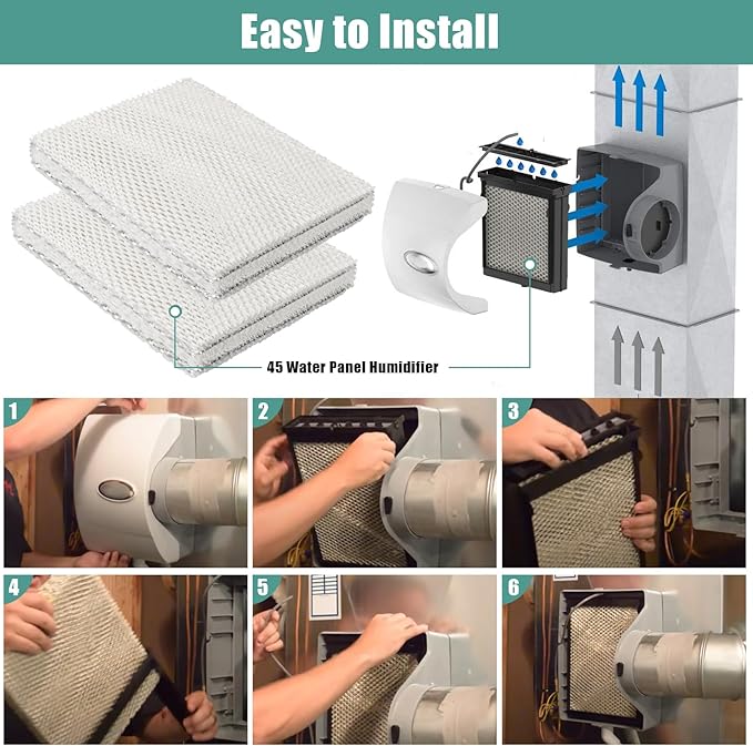 45 Water Panel Humidifier Filter Pad Replacement Compatible - Image 6