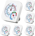 Kathfly 6 Pcs Indoor Thermometer and Humidity Gauge Indoor Mini Thermometer by Kathfly
