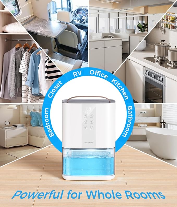 Large Dehumidifiers for Home, 96oz Dehumidifier for Bathroom - Image 8