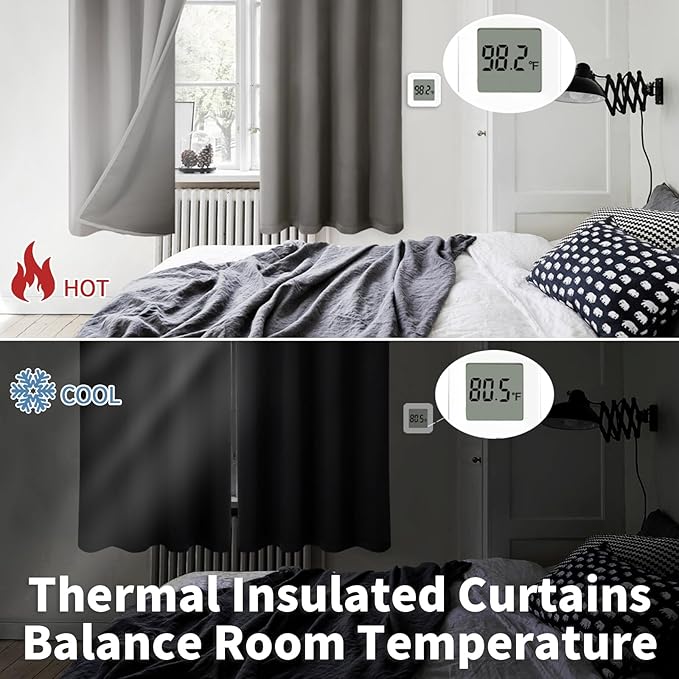 BGment Thermal Insulated 100% Blackout Curtains - Image 4
