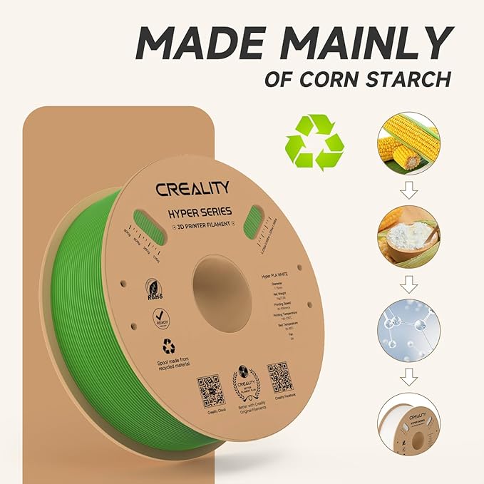 Official Creality Hyper PLA Filament 1.75mm, High Speed PLA 30-600mm/s Rapid 3D - Image 5