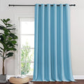 NICETOWN Room Divider Curtain 132 Inches Long, Wide Blackout Sliding Door by NICETOWN
