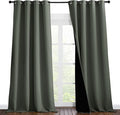 NICETOWN Full Shading Curtains for Windows, Super Heavy-Duty Black Lined by NICETOWN