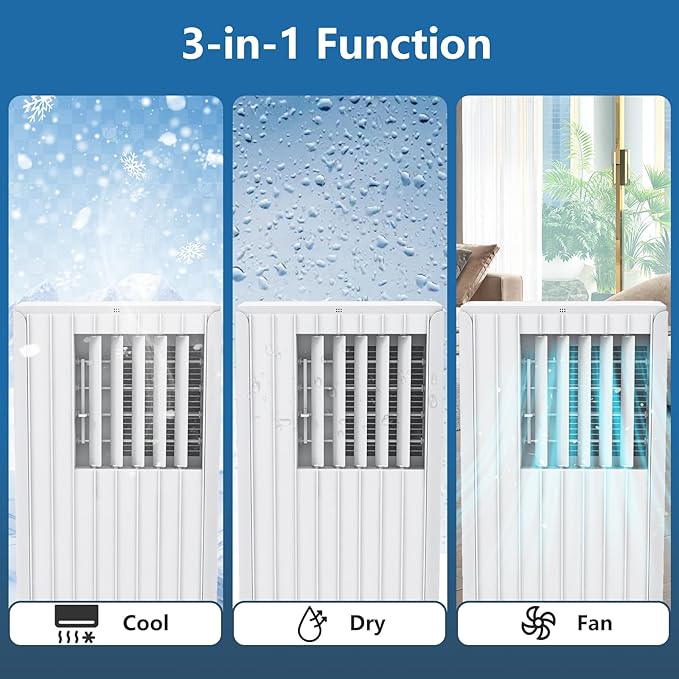 8000 BTUs Portable Air Conditioner - Image 2