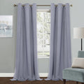 MYSKY HOME Silver Grey Curtains by MYSKYHOME
