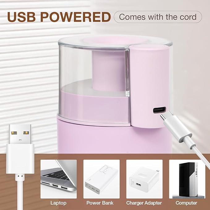 Portable Mini Humidifier, 180ml USB Cool Mist Small Humidifiers - Image 5