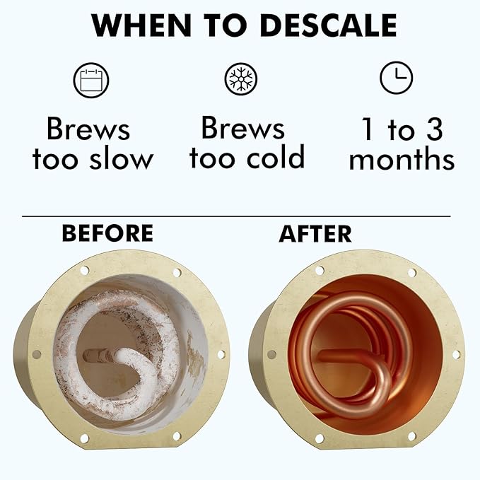 Descaling Powder Solution Removes Scale and Build-Up, Automatic Coffee Pots & - Image 5