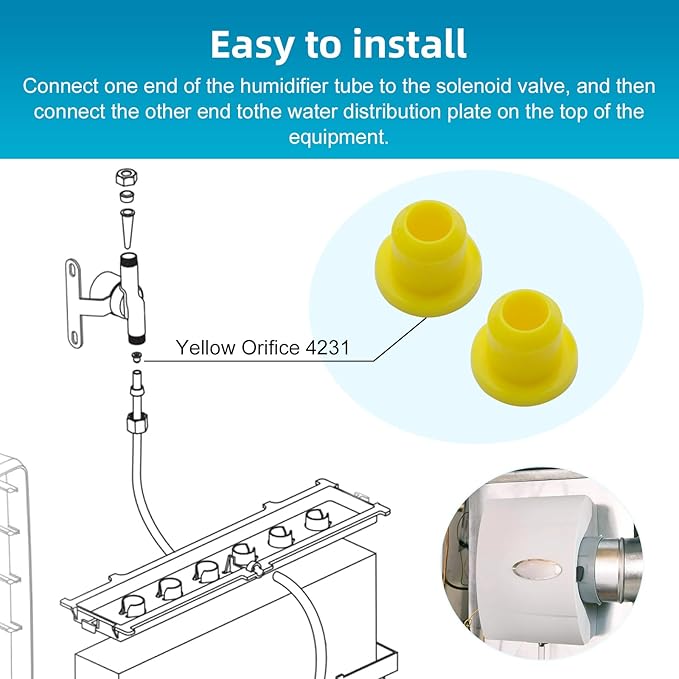 Replacement Humidifier Yellow Orifice 4231, Replacement Humidifier Parts - Image 3