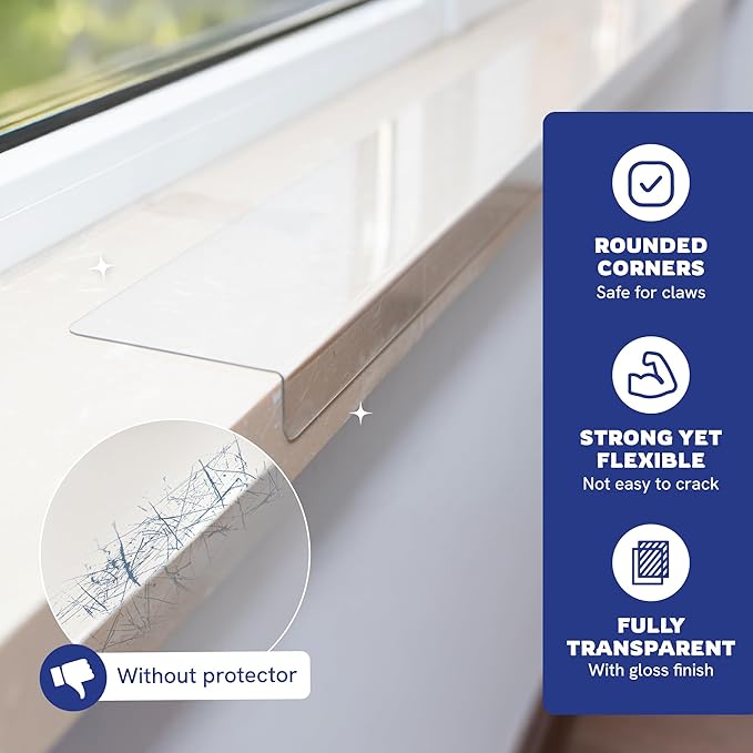 Panther Armor Window Sill Protector 2 Pack, Window Sill Cover and Windowsill - Image 3