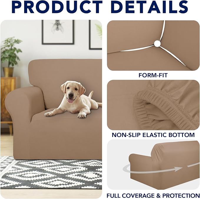 PureFit 100% Dual Waterproof Couch Cover Slipcovers - Image 4