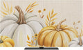 Thanksgiving Yellow Pumpkin Indoor TV Cover, Elastic TV Screen Protector Autumn by Unknown