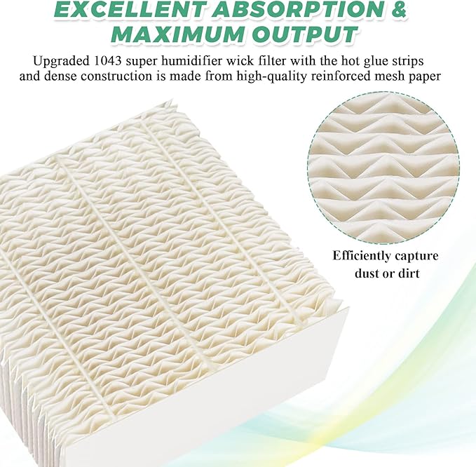 Techecook 1043 Super Humidifier Wick Filters Replacement - Image 4