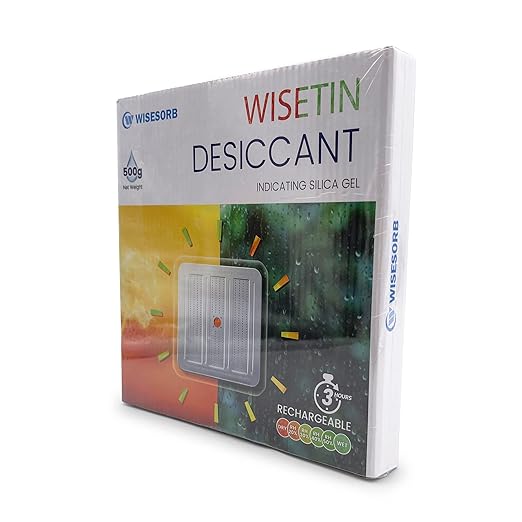 7 Packs 500 Gram Desiccant Canisters, Indicating & Rechargeable Gun Safe - Image 7