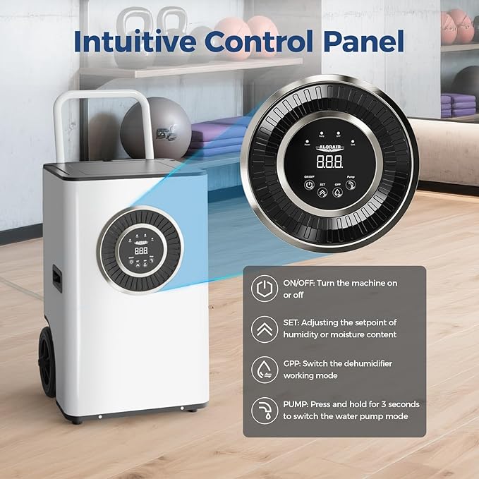 ALORAIR 170PPD Commercial Dehumidifier - Image 6