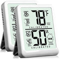 Antonki 2-Pack Room Thermometer, Digital Small Hygrometer Indoor Thermometer by Antonki