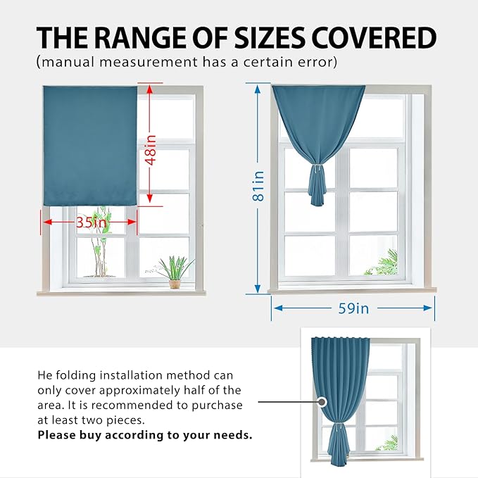 Magic Tape Stick on Portable Curtains - Image 3