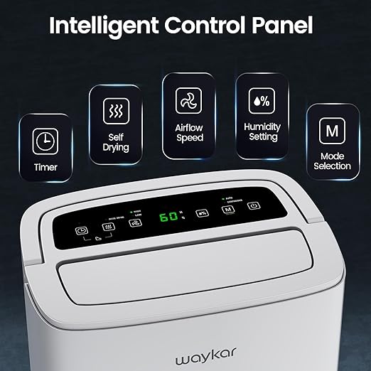 Waykar 120 Pints 2025 Energy Star Home Dehumidifier - Image 4