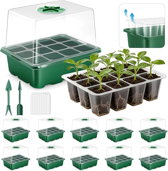 joyhalo 10 Packs Seed Starter Tray by Joyhalo