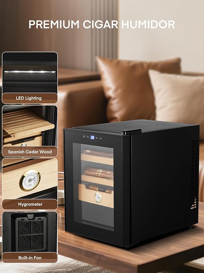 FOHERE Cigar Humidor Electric 33L - Image 8