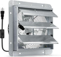 14 Inch Shutter Exhaust Fan, Wall Mount Attic Fan by Hipoilk