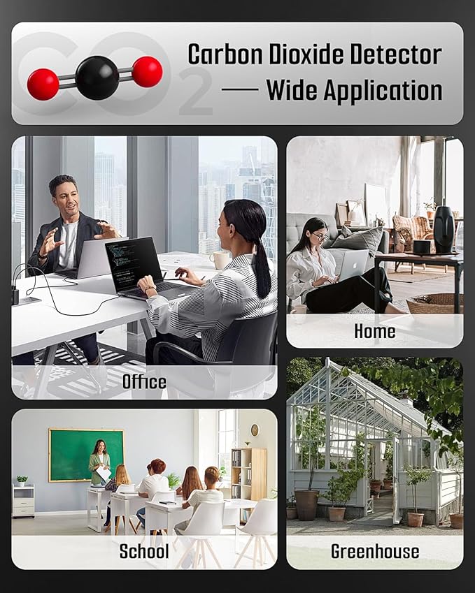 DS-100PRO Portable CO & CO2 Detector - Image 5