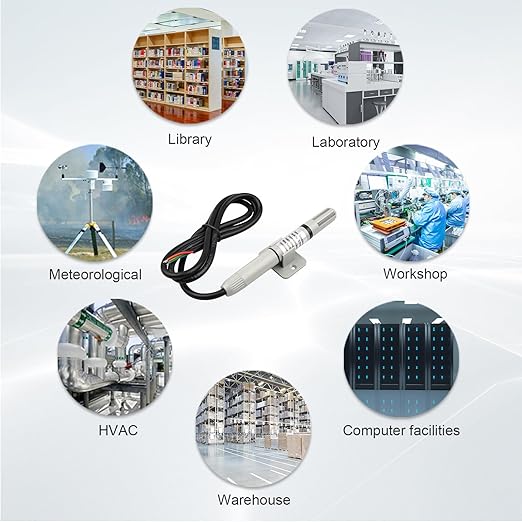 Tzone RS485 Temperature Sensor Modbus RTU Temperature and Humidity Transmitter - Image 8