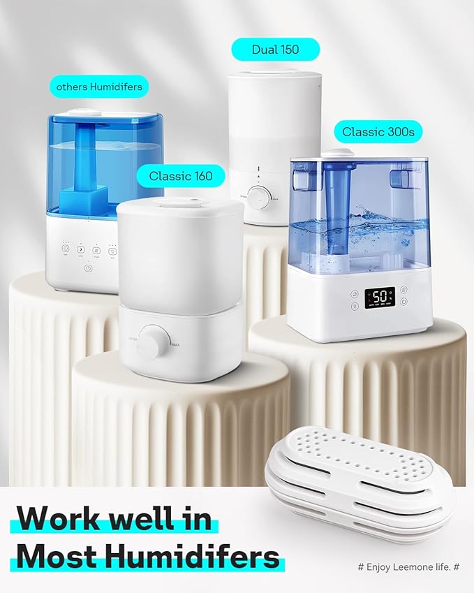 Leemone 6 Pack Humidifier Water Softener Cleaning Demineralization Cartridge - Image 2