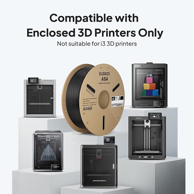 ELEGOO ASA Filament 1.75mm Green 1KG, UV & Weather Resistant 3D Printer Filament - Image 7