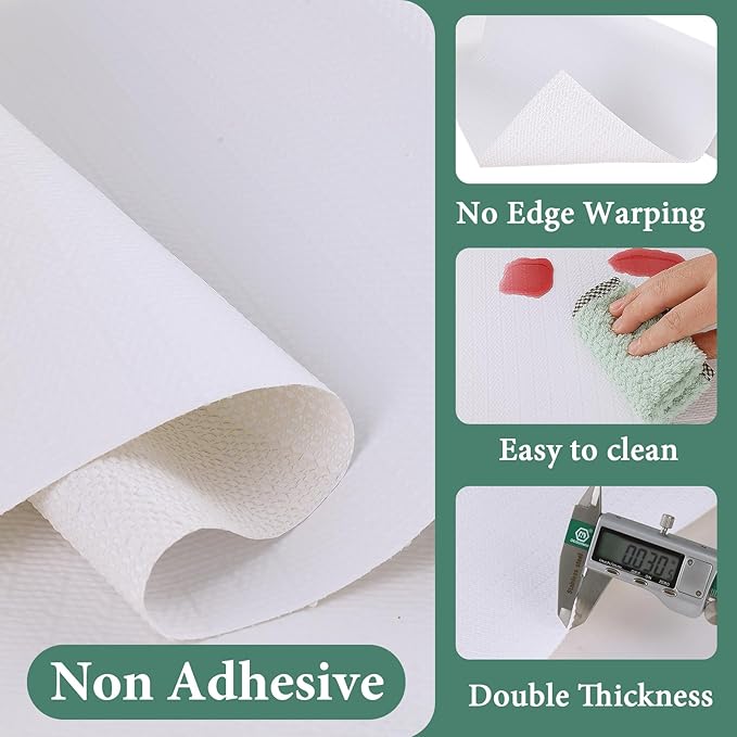 Drawer and Shelf Liner for Kitchen Cabinet: 23 in X 20 Ft Non Slip Waterproof - Image 3