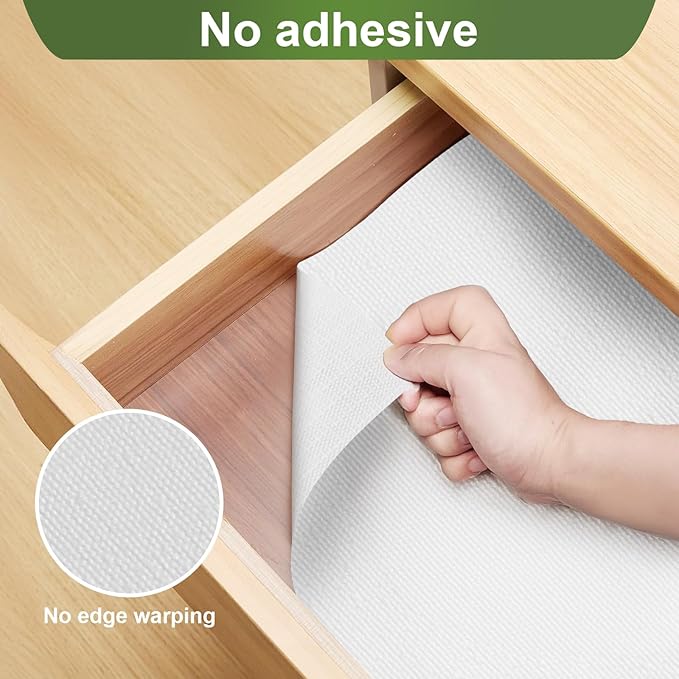Moriah Shelf Liner Non Adhesive, Kitchen Drawer Liner Non Slip Waterproof - Image 9