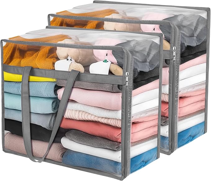 Budding Joy Clear Zippered Storage Bags by BuddingJoy-BuildaJoyfulLifeforYou