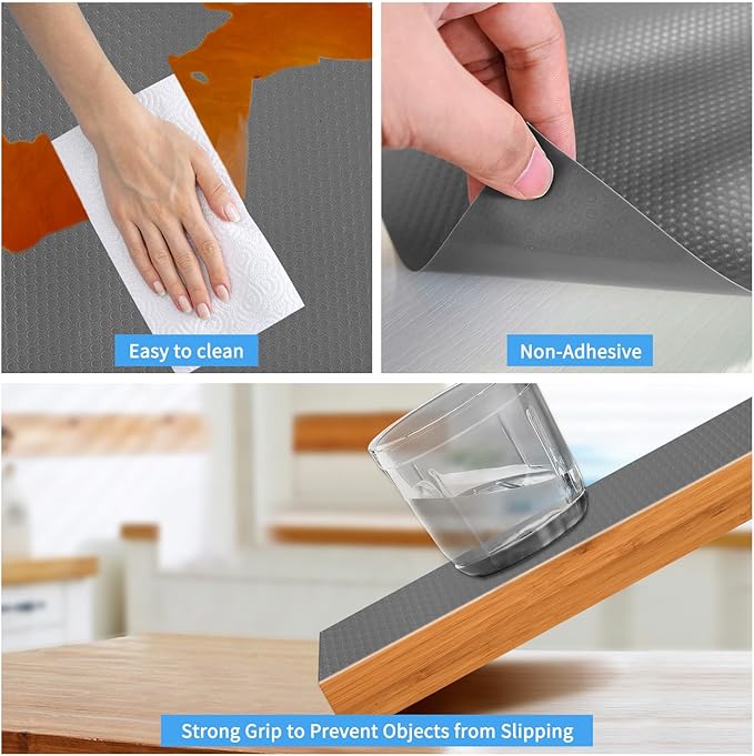 Bloss Drawer and Shelf Liners，Non Adhesive EVA Drawer Mat Cabinet Liners - Image 5