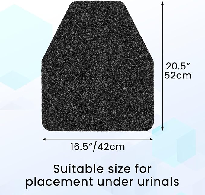 12 Pack Commercial Urinal Mats, Non-Slip Urinal Floor Mat - Image 3