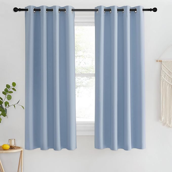 NICETOWN Blackout Short Curtain 63 inches Long by NICETOWN