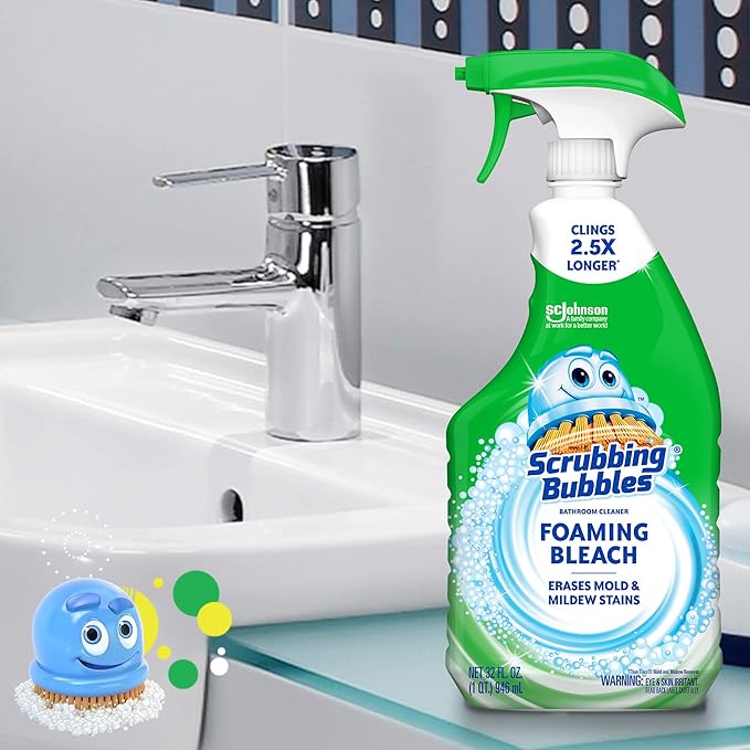 Scrubbing Bubbles Foaming Bleach Bathroom and Shower Cleaner Disinfectant Spray - Image 7