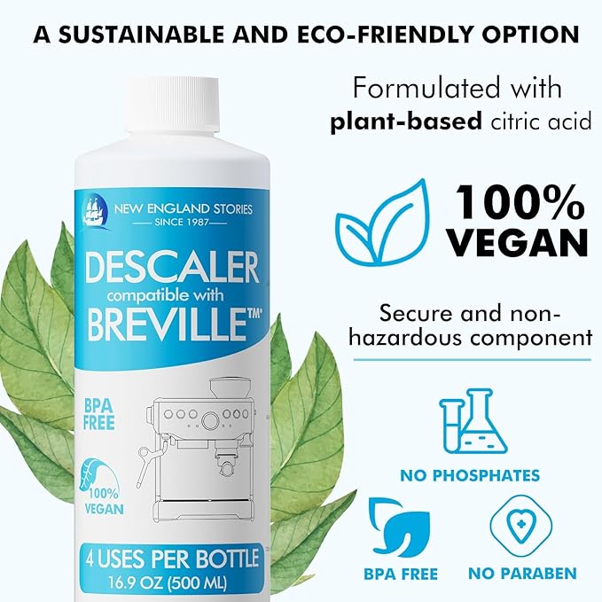 8 Uses Breville Compatible Descaling Solution, 2 Years Descaler Kit Come - Image 5