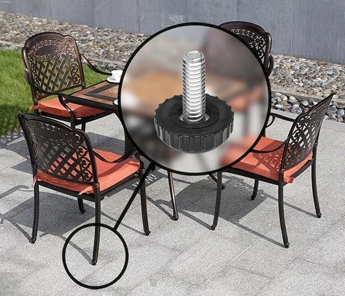 Slipstick Gorilla Outdoor Adjustable Furniture Levelers Weatherproof Screw in - Image 6