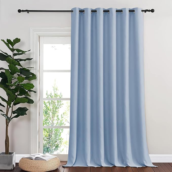 NICETOWN Blackout Sliding Glass Door Curtains, Room Darkening Thermal Insulated by NICETOWN